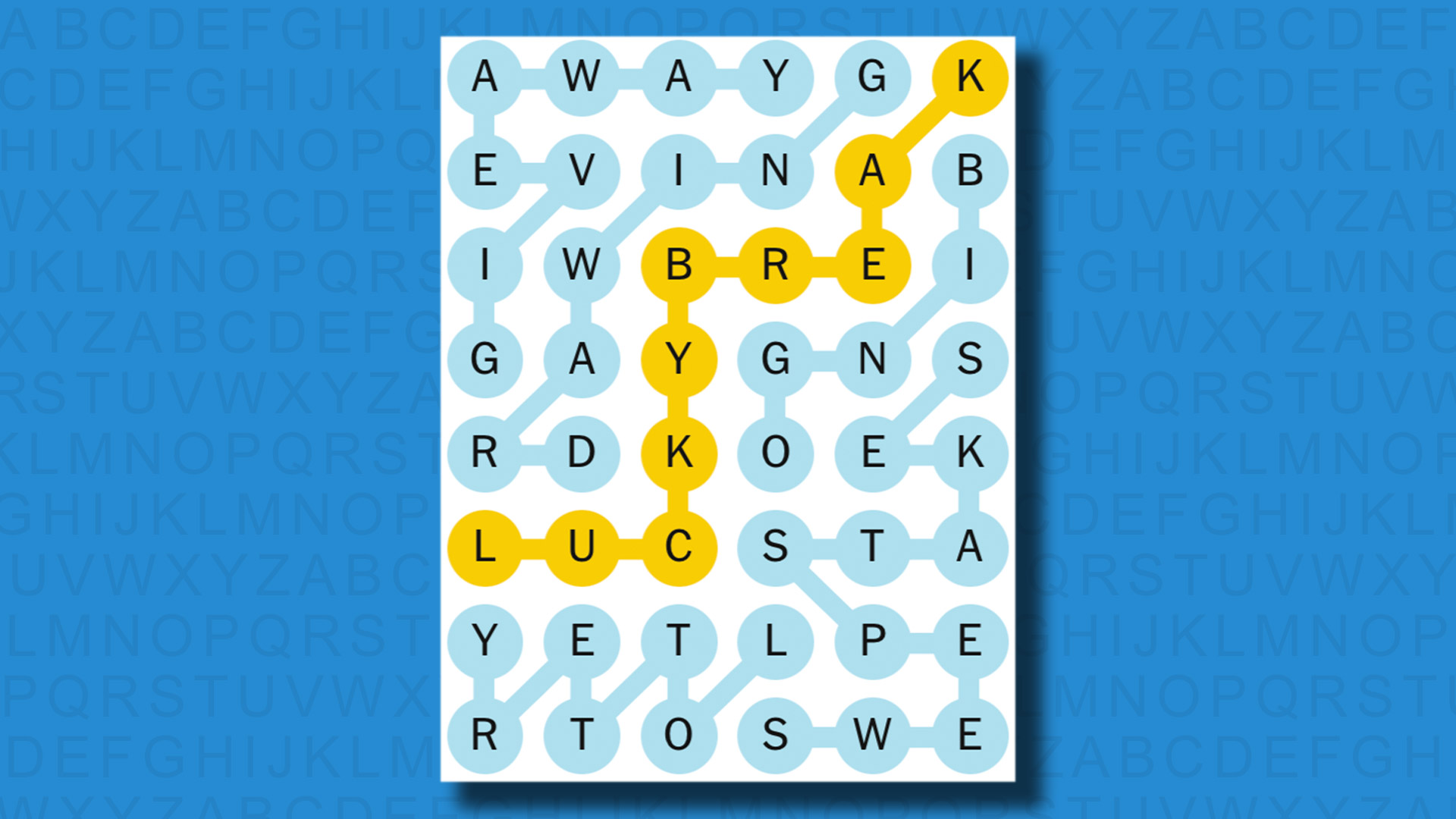 NYT Strands answers for game 520 on a blue background