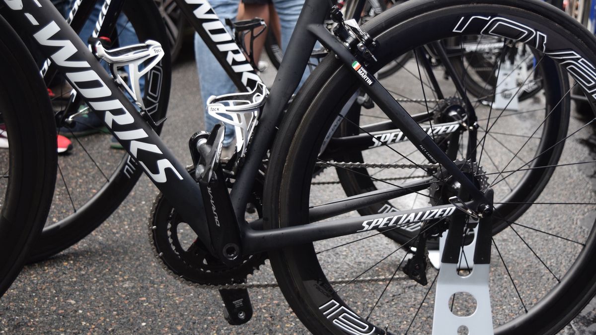 A smaller rear triangle on the Tarmac should reduce weight, improve rear end stiffness and increase comfort