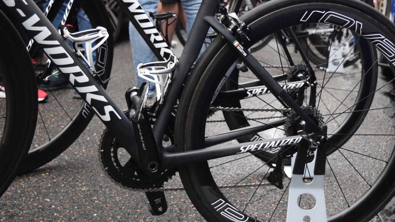 A smaller rear triangle on the Tarmac should reduce weight, improve rear end stiffness and increase comfort