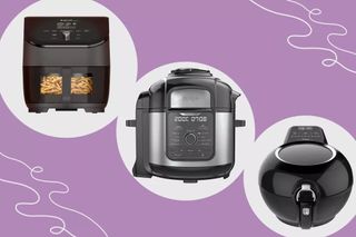 A collage of Black Friday air fryer deals