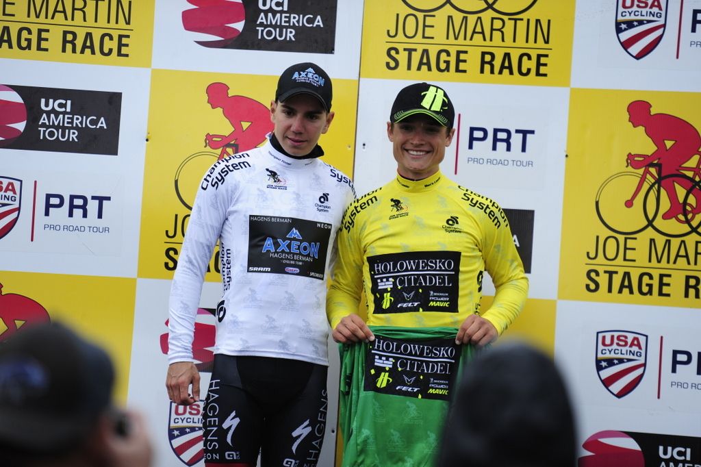 Robin Carpenter (Holowesko-Citadel) won the overall and points classification with Rui Oliveira (Axeon Hagens Berman) winning the young rider prize