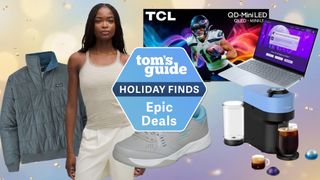 Collage of items on sale for New Year's