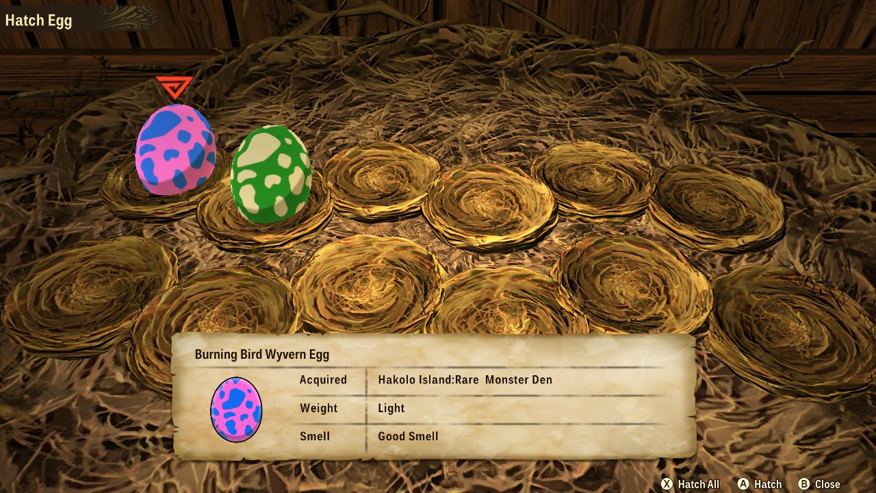 monster hunter stories 2 rare egg