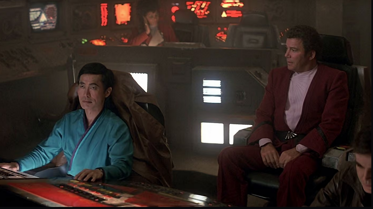 a starship crew aboard a sci-fi spaceship