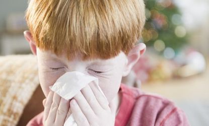 Researchers warn that mold spores in your Christmas tree can cause sneezing, watery eyes, and even bronchitis.