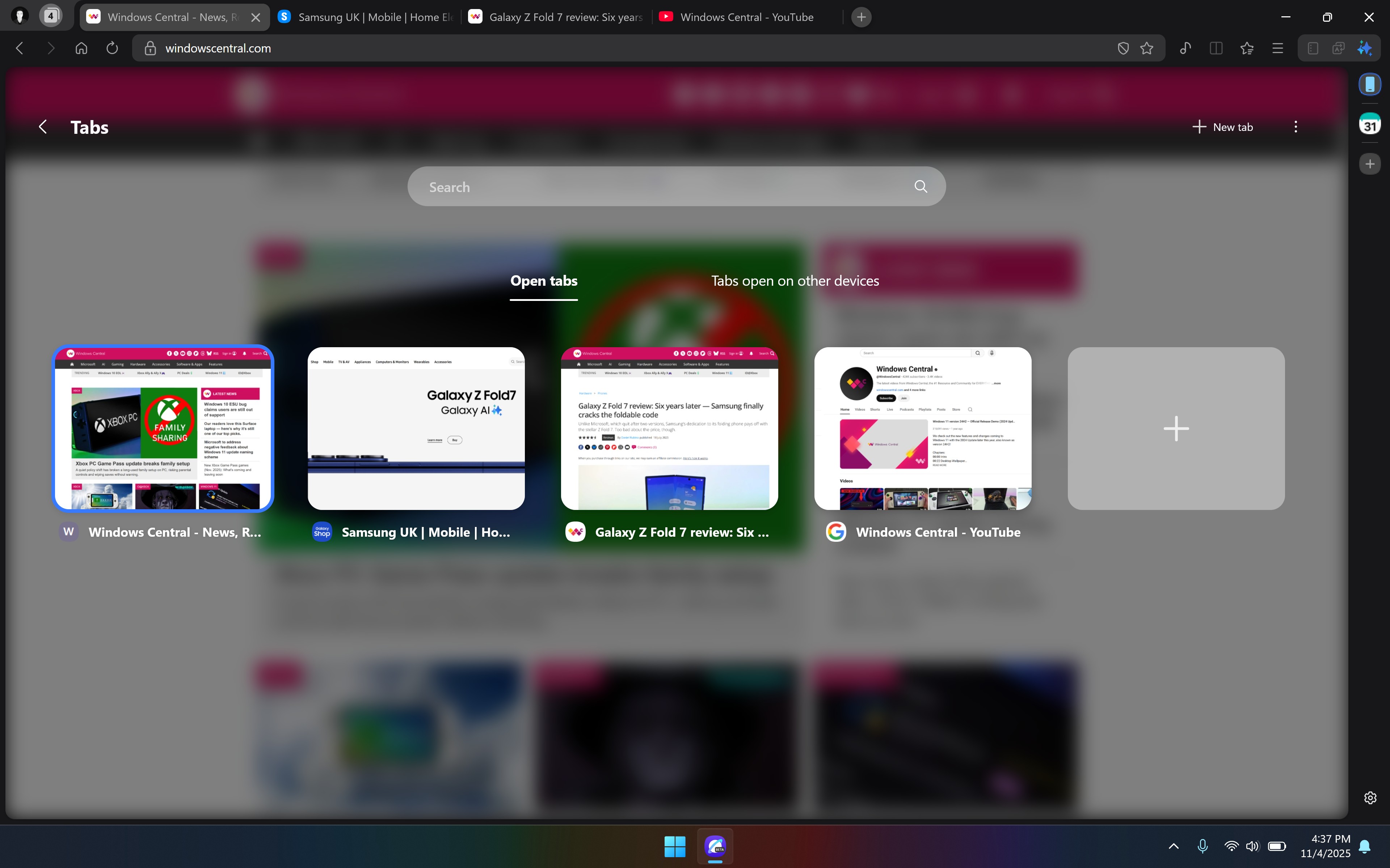 Samsung Internet Browser on PC