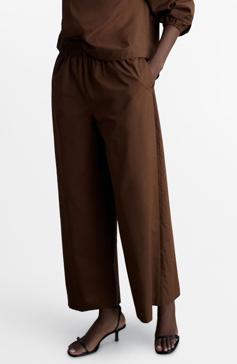 Cotton Wide Leg Pants