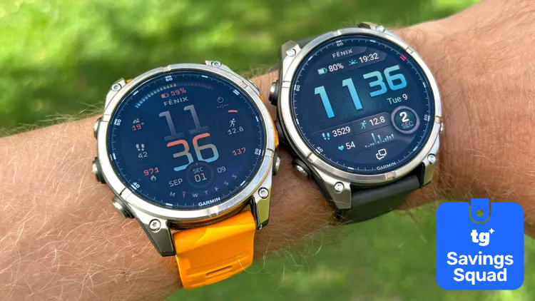 Garmin Fenix 8 and Fenix 8 Pro Savings Squad