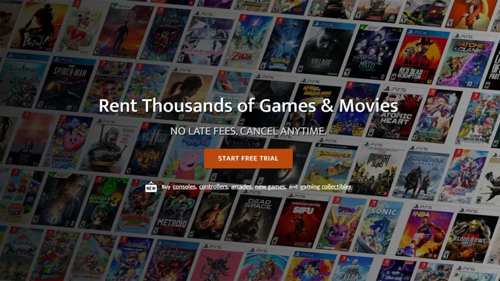 Gamefly Subscription Page