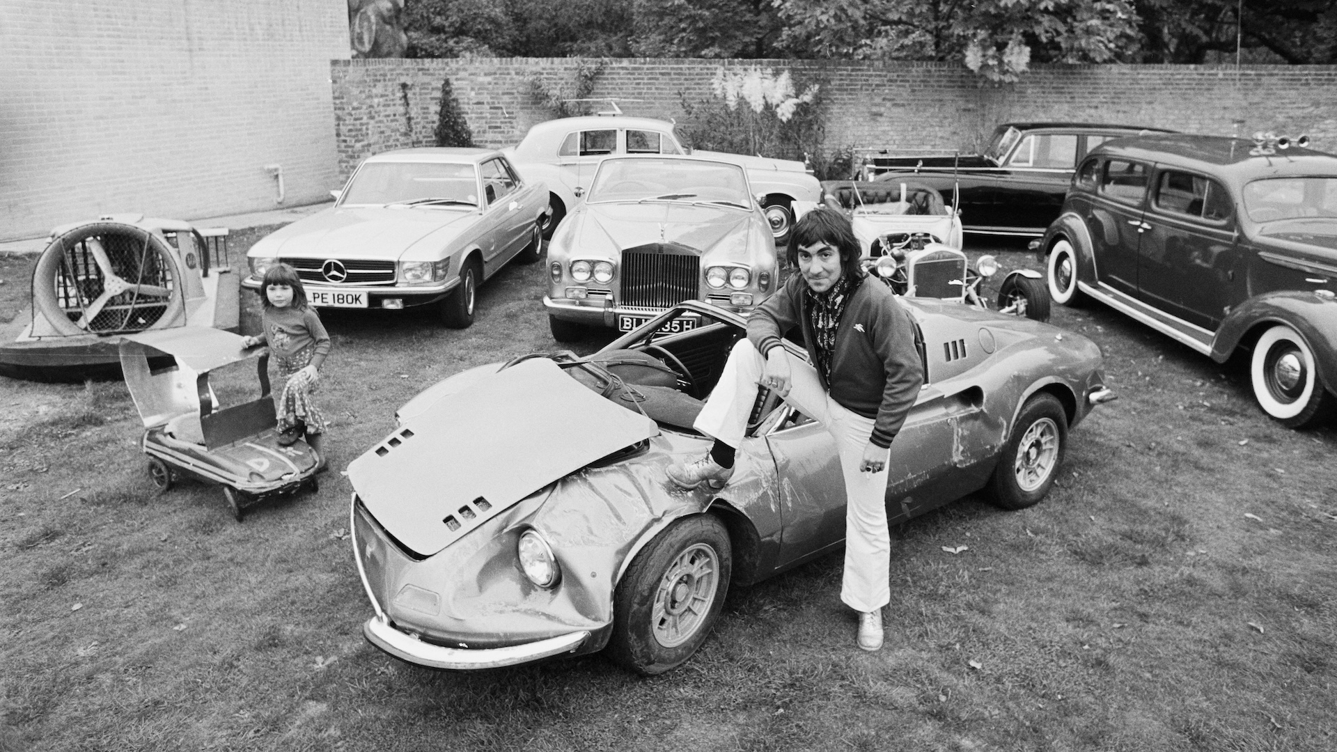 Keith Moon and his car collection