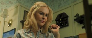 nicole kidman in a 50s-like kitchen in a still from the movie holland