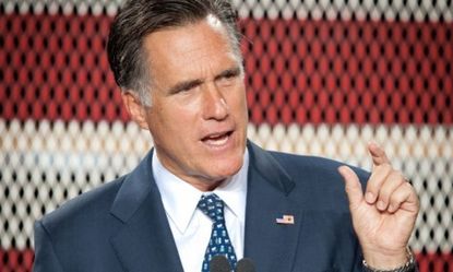 Presidential hopeful Mitt Romney's religion took center stage at the weekend's Values Voters Summit, thanks to a Rick Perry supporter who called Mormonism a cult..