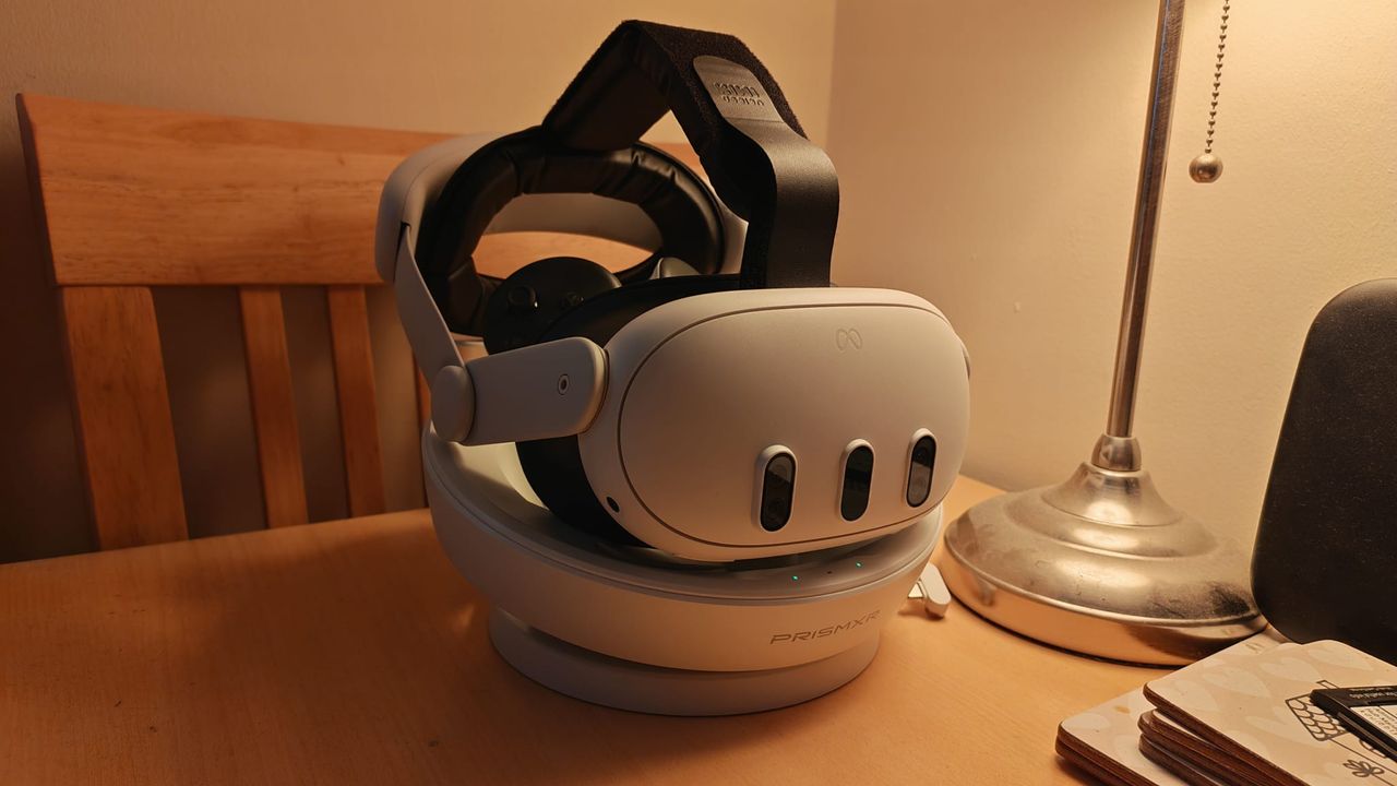 Are you sick of your Quest 3 controllers dying? This all-in-one headset charging stand deleted that issue for me