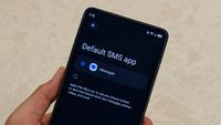 Setting the default SMS app on Samsung Galaxy phone