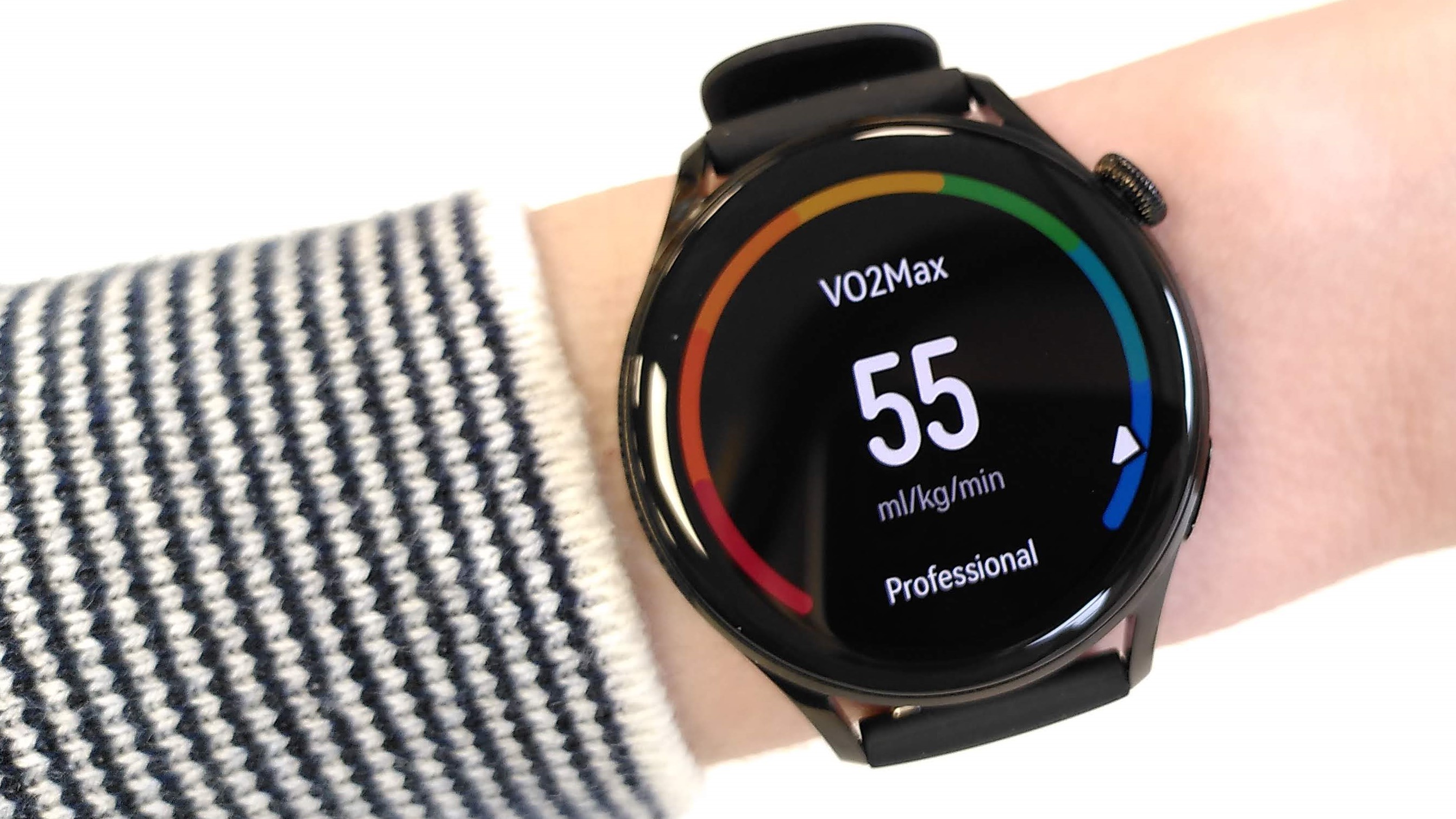 VO2 max displayed on Huawei Watch 3