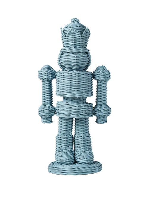 Wicker Nutcracker - Blue