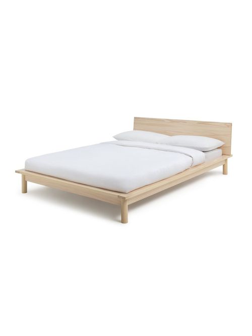 Akio Double Wooden Platform Bed Frame