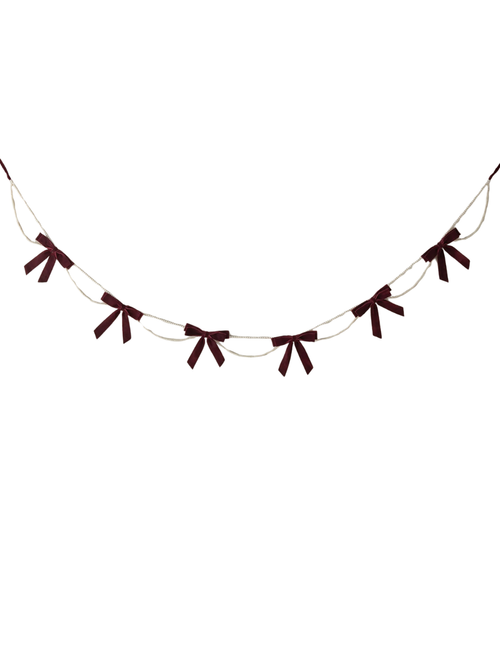 Aldenbury Velvet Ribbon and Pearl Garland
