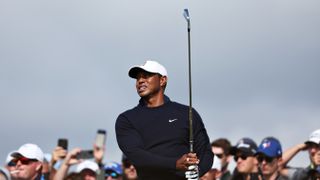 Tiger Woods at the Open Championship