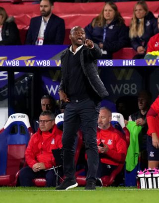 Patrick Vieira's Palace conceded late on