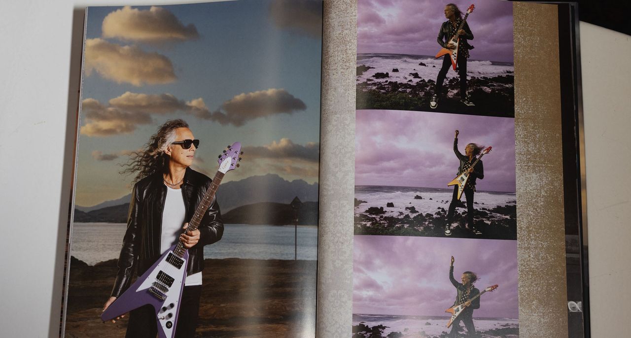 The Collection: Kirk Hammett is a 400-page coffee table book documenting the Metallica lead guitarist's epic gear arsenal, telling the stories behind them.