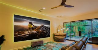 The Black Diamond from Screen Innovations reflects light and clarity for home theaters to boardrooms.