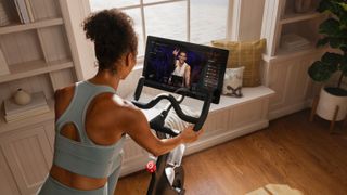 bike on treadmill