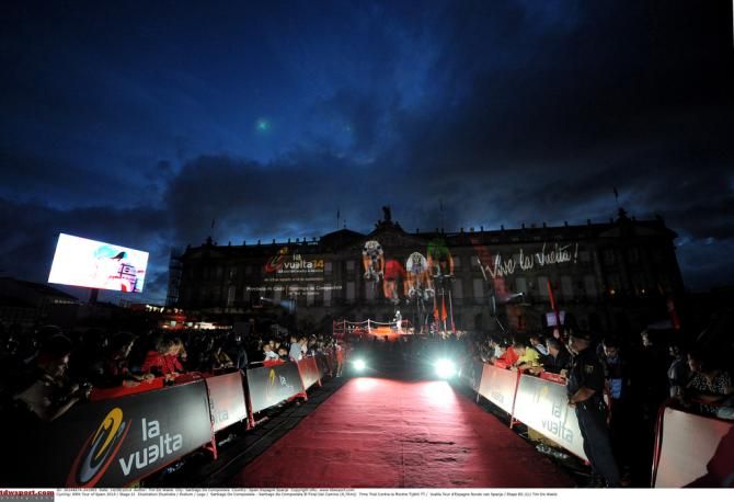 It was a night time podium presentation in 2014