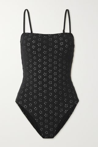 + Net Sustain Recycled-Broderie Anglaise Swimsuit
