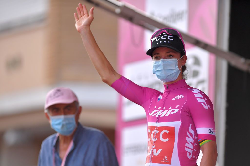 Marianne Vos winner of stage 5 at the 2020 Giro Rosa
