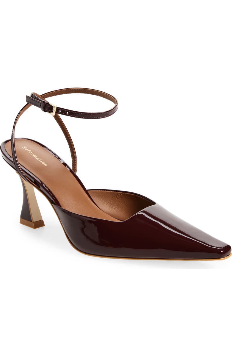 Natasha Ankle Strap Mesh Pump