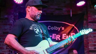 Guthrie Trapp performs live on a Telecaster.