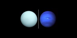 Uranus and Neptune have each only been visited by one spacecraft, Voyager 2.
