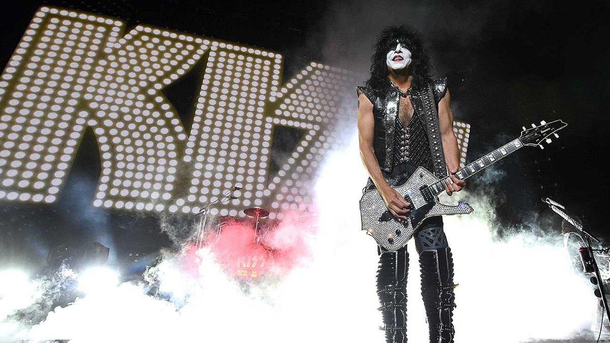 Paul Stanley onstage in June