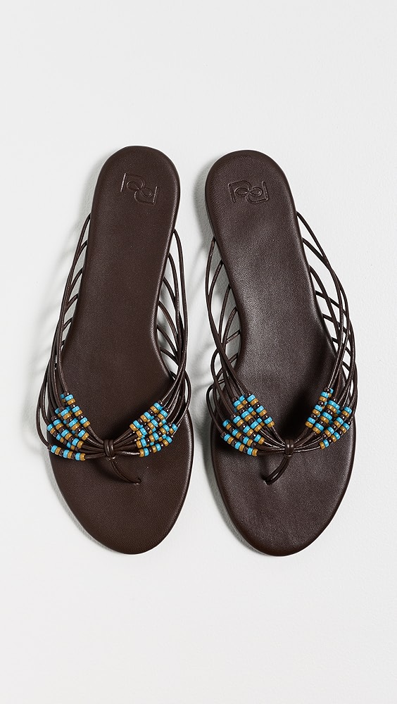 Reformation Jessica Flat Thong Sandal