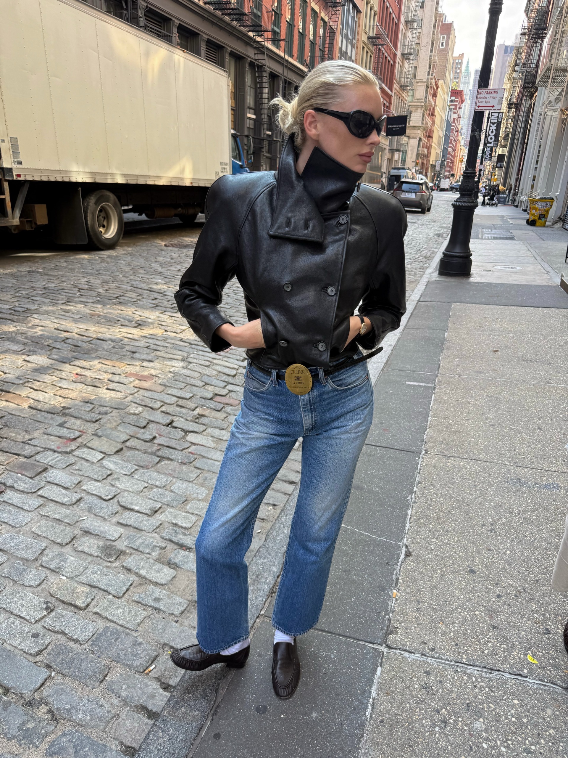 An image of a woman wearing updated fall outfit 2026