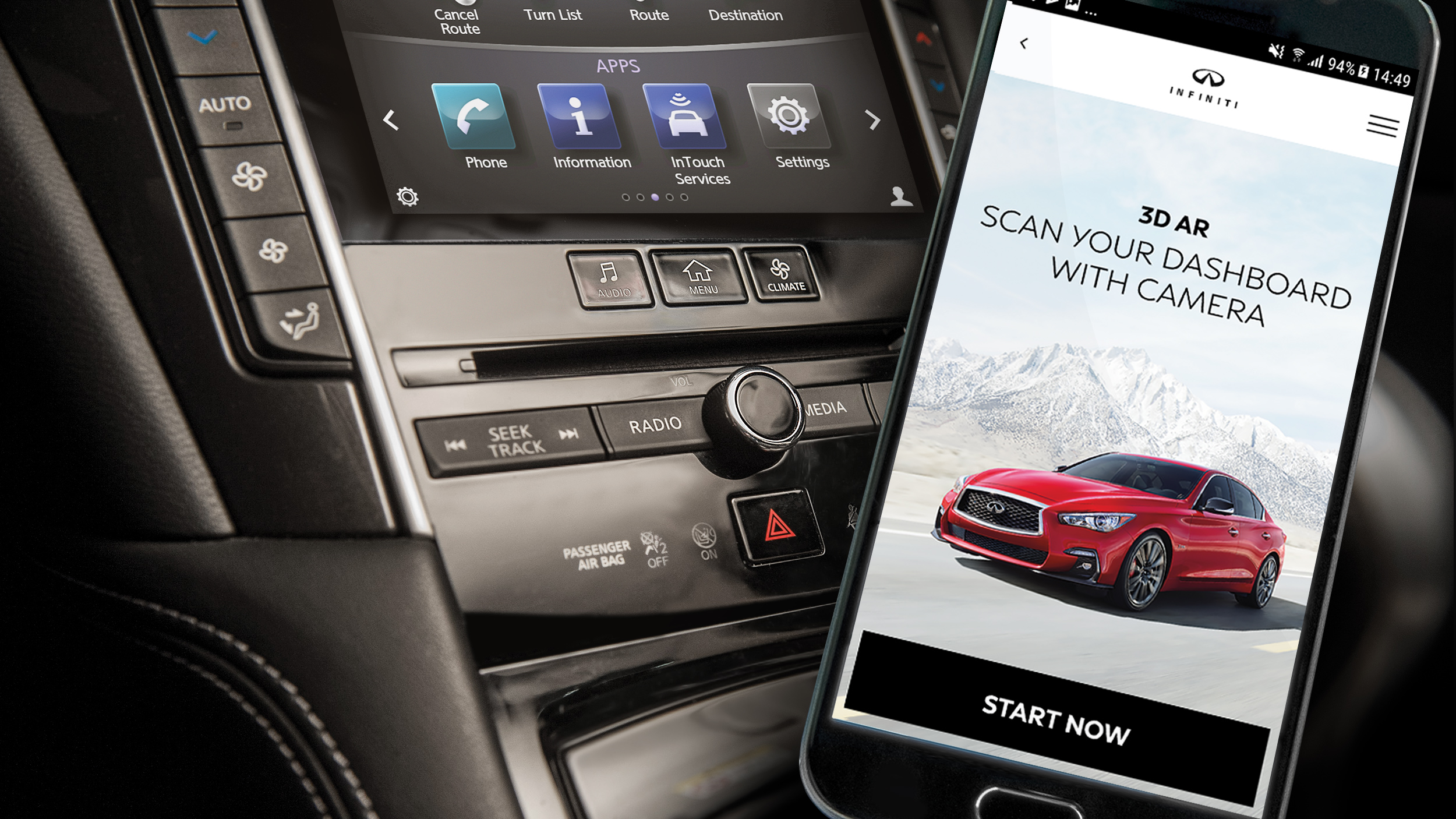 Infiniti S Ar App Turns Your Phone Into Your Own Car Manual Techradar