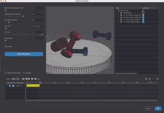 How to run a realistic physics simulation in KeyShot