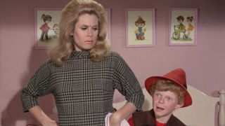 Johnny Whitaker and Elizabeth Montgomery on Bewitched