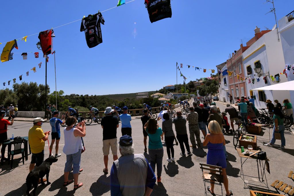 The local fans enjoyed the race in the sun