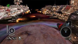 Screenshot from Wing Commander Arena slated for download on Xbox Live Arcade sometime in 2007.