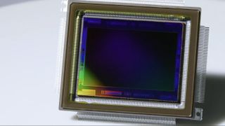 Canon LI8020SA CMOS Sensor against a whie background