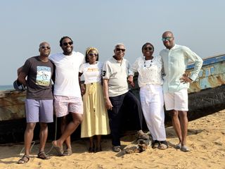 Aïda Moudachiro-Rébois with her family