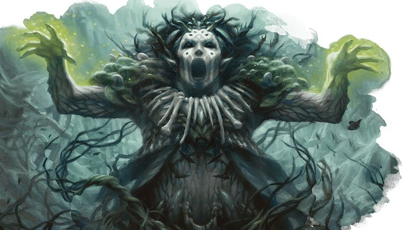 A Circle of Spores druid