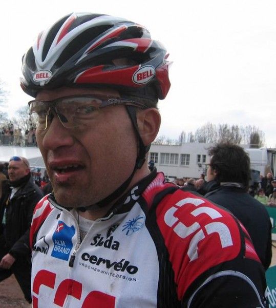 Lars Michaelsen did a great job in support for Fabian Cancellara