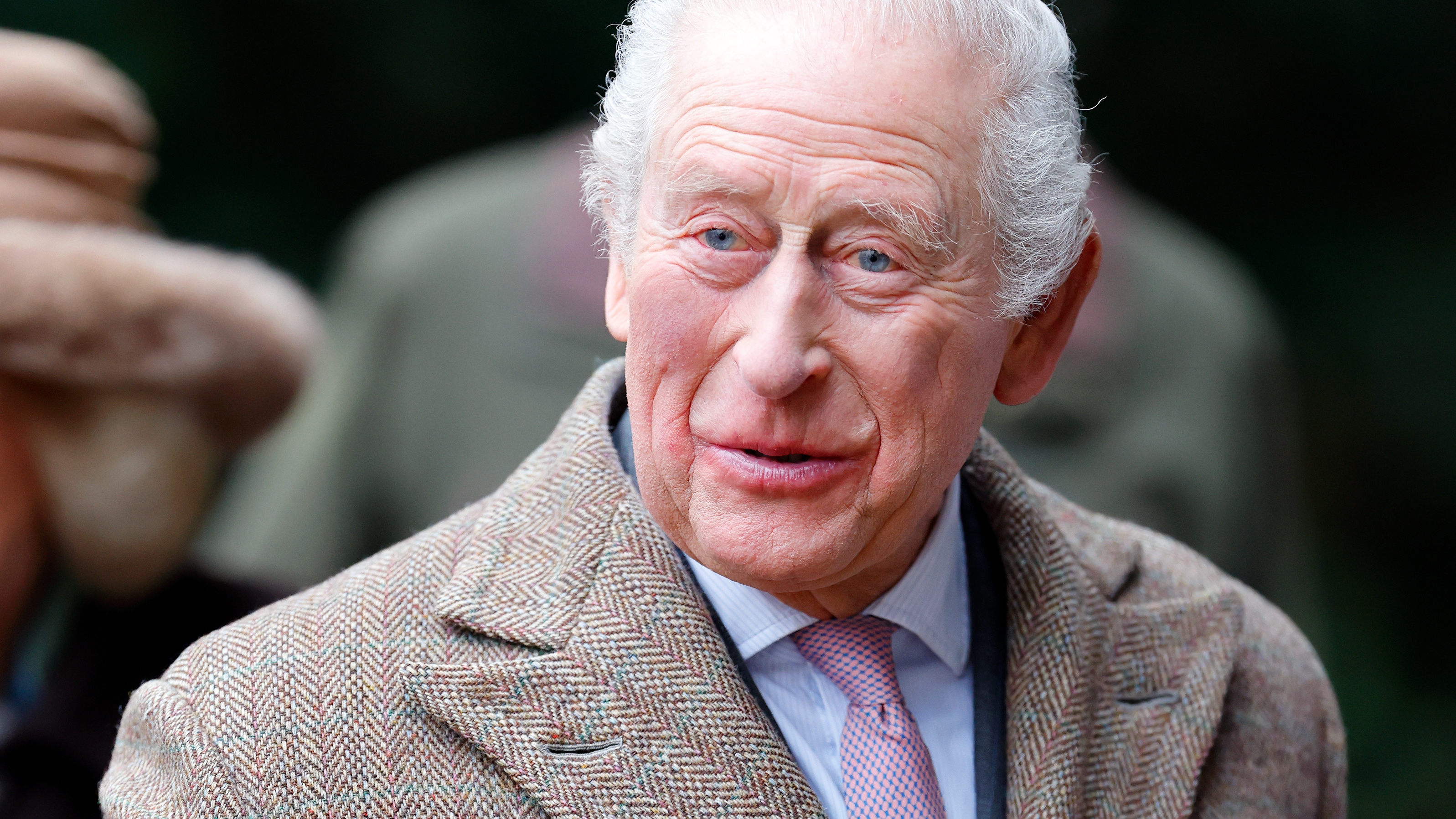 King Charles III attends Sunday service at St Peter's Church, Wolferton on the Sandringham Estate on January 25, 2026