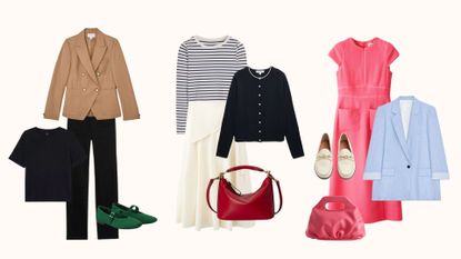 outfits that use the three colour rule