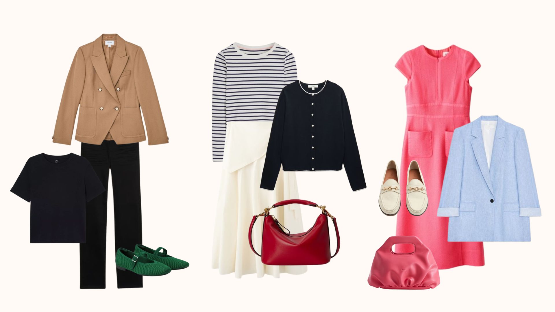 outfits that use the three colour rule