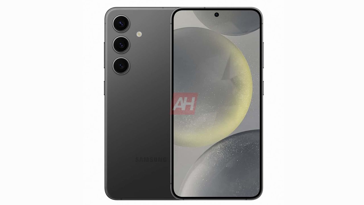 A leaked Samsung Galaxy S24 render