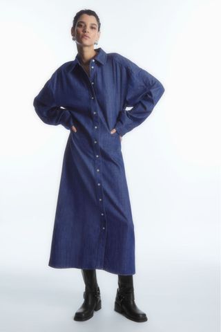 COS, Denim Shirt Dress